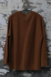 Mutedance 24 Autumn and Winter V-neck cashmere top series MD-MD24FW124-BROWN MD24FW123 MD24FW124